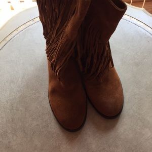 Lucky Brand Fringe Boots